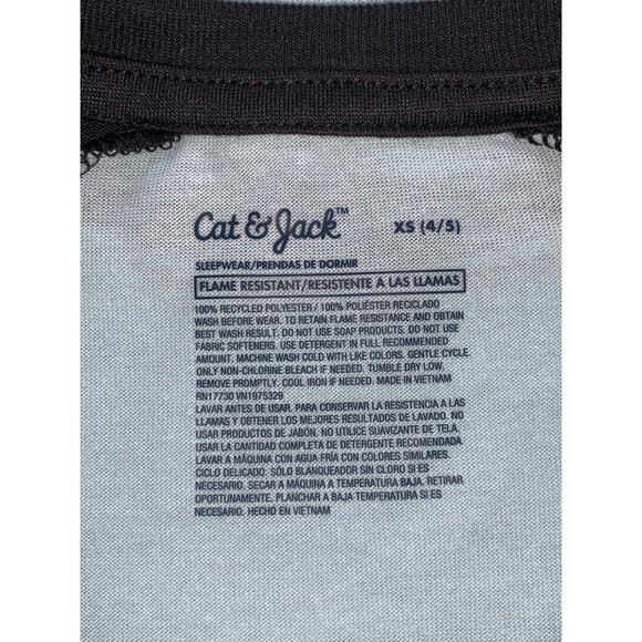 Cat & Jack Boys 3-Piece Sleepwear Short & Long Pajama Pants w/ Short Sleeve Top - Picture 4 of 13